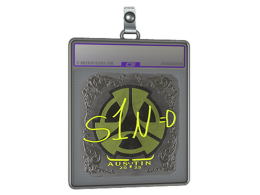 Sticker Slab s1n Foil Austin 2025