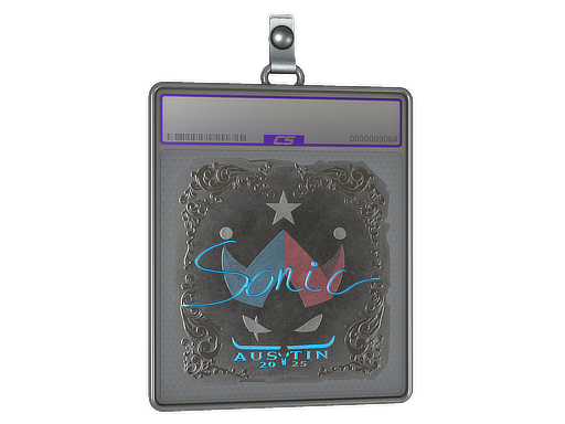 Sticker Slab Sonic Foil Austin 2025