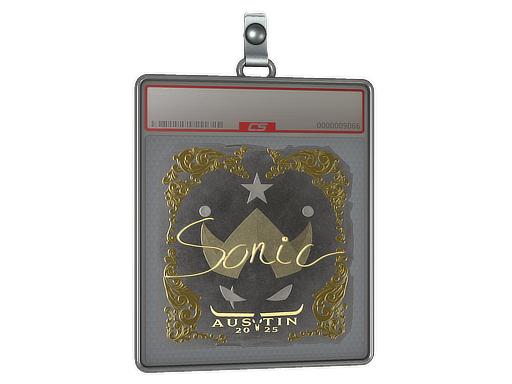 Sticker Slab Sonic Gold Austin 2025