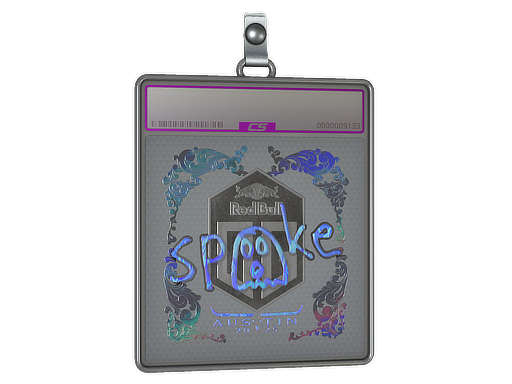 Sticker Slab spooke Holo Austin 2025