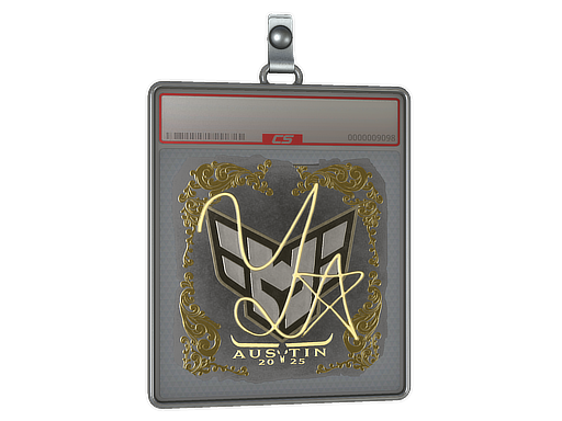 Sticker Slab yxngstxr Gold Austin 2025