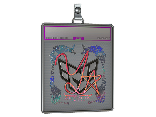 Sticker Slab yxngstxr Holo Austin 2025