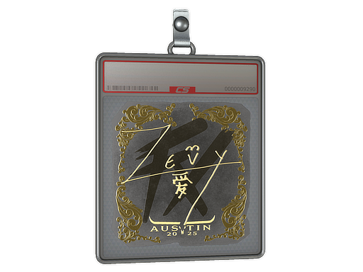 Sticker Slab zevy Gold Austin 2025