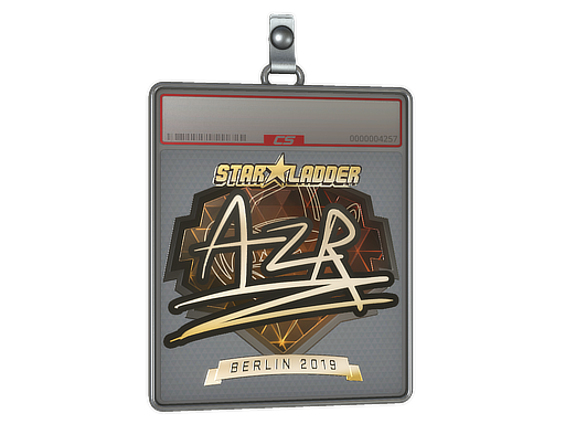 Sticker Slab AZR Gold Berlin 2019