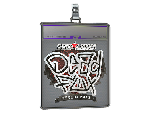 Sticker Slab DeadFox Foil Berlin 2019