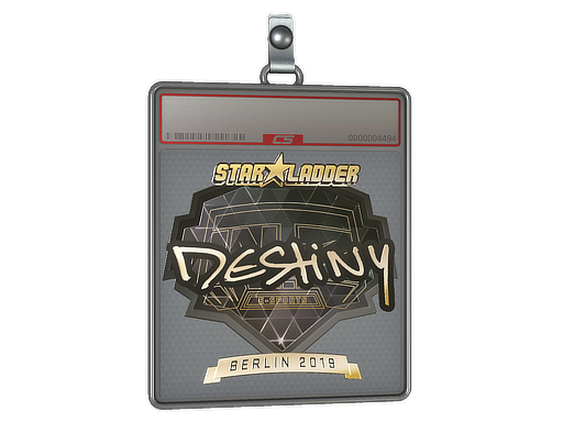 Sticker Slab DeStiNy Gold Berlin 2019