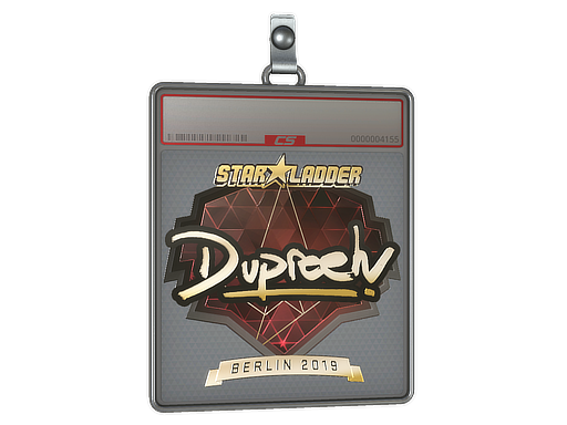 Sticker Slab dupreeh Gold Berlin 2019