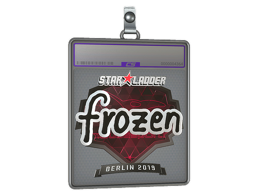 Sticker Slab frozen Foil Berlin 2019