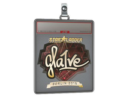 Sticker Slab gla1ve Gold Berlin 2019