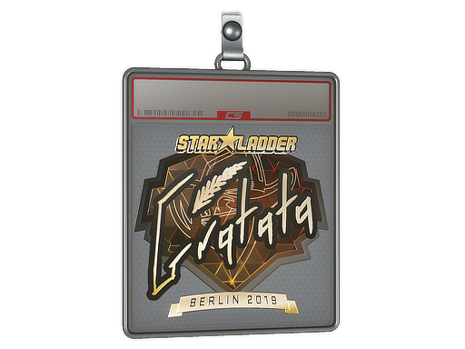 Sticker Slab Gratisfaction Gold Berlin 2019