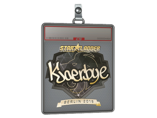Sticker Slab Kjaerbye Gold Berlin 2019
