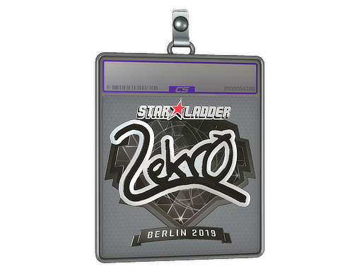 Sticker Slab Lekr0 Foil Berlin 2019