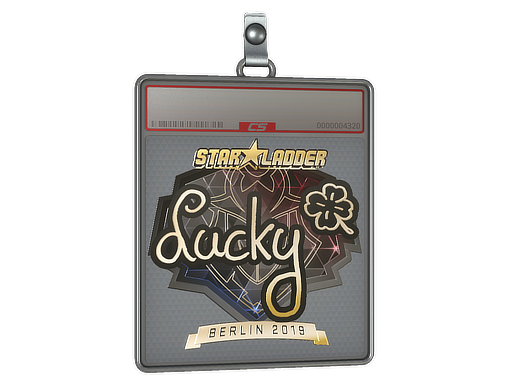 Sticker Slab Lucky Gold Berlin 2019