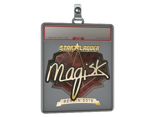 Sticker Slab Magisk Gold Berlin 2019