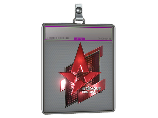 Sticker Slab Astralis Foil Boston 2018