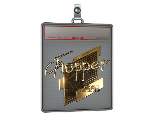 Sticker Slab chopper Gold Boston 2018