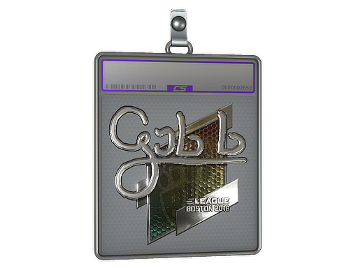 Sticker Slab gob b Foil Boston 2018