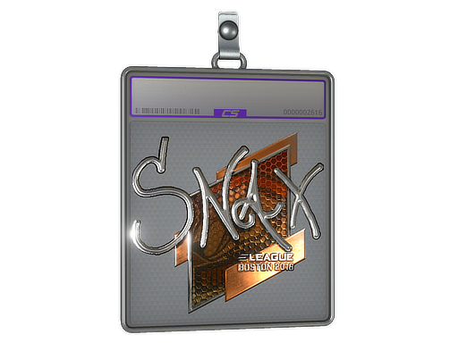 Sticker Slab Snax Foil Boston 2018