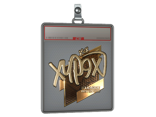 Sticker Slab Xyp9x Gold Boston 2018