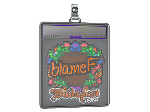 Sticker Slab blameF Embroidered Budapest 2025