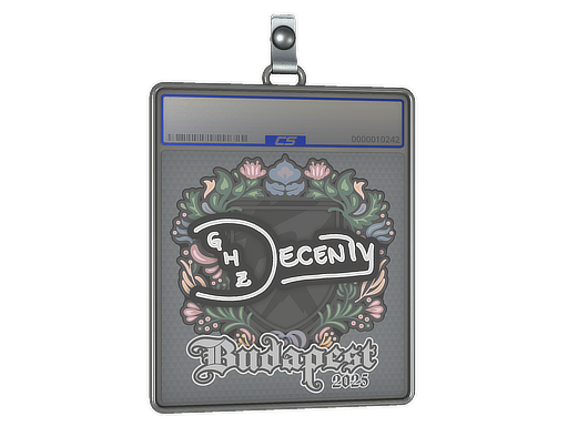 Sticker Slab decenty Budapest 2025