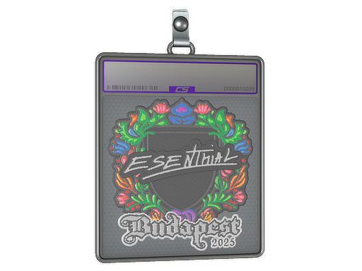 Sticker Slab esenthial Embroidered Budapest 2025