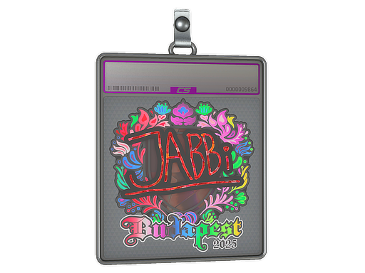Sticker Slab jabbi Holo Budapest 2025
