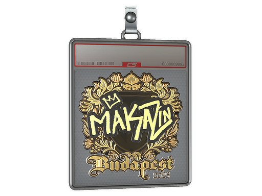 Sticker Slab Maka Gold Budapest 2025