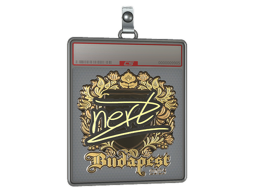 Sticker Slab NertZ Gold Budapest 2025