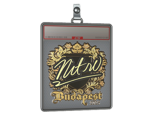 Sticker Slab nitr0 Gold Budapest 2025