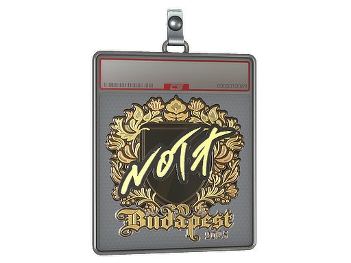 Sticker Slab nota Gold Budapest 2025