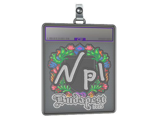 Sticker Slab npl Embroidered Budapest 2025