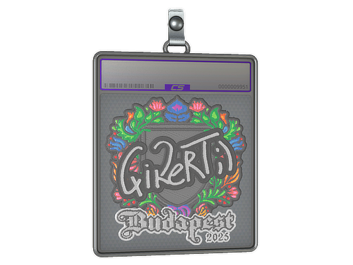 Sticker Slab qikert Embroidered Budapest 2025