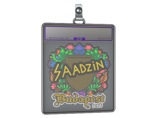 Sticker Slab saadzin Embroidered Budapest 2025