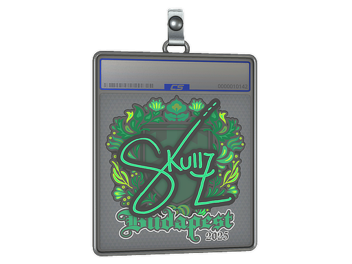 Sticker Slab skullz Budapest 2025