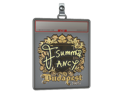 Sticker Slab Summer Gold Budapest 2025