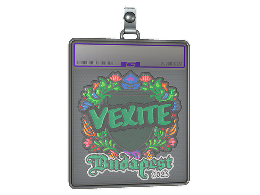 Sticker Slab vexite Embroidered Budapest 2025
