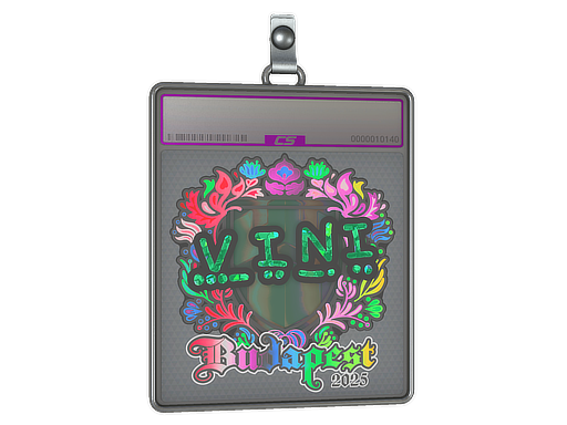 Sticker Slab VINI Holo Budapest 2025