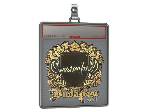 Sticker Slab westmelon Gold Budapest 2025