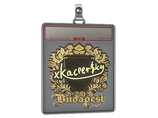 Sticker Slab xKacpersky Gold Budapest 2025