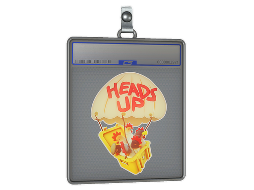 Sticker Slab Heads Up