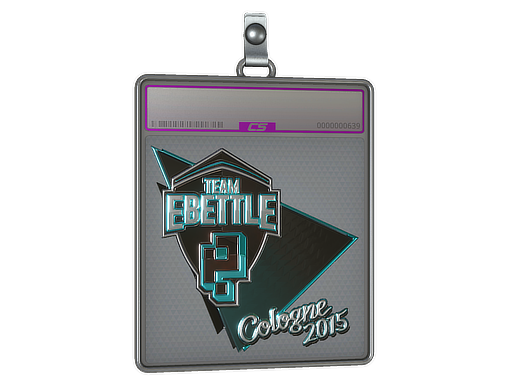 Sticker Slab Team eBettle Foil Cologne 2015