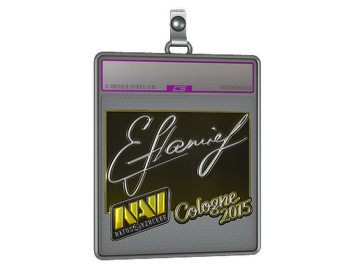 Sticker Slab flamie Foil Cologne 2015