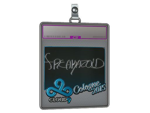 Sticker Slab freakazoid Foil Cologne 2015