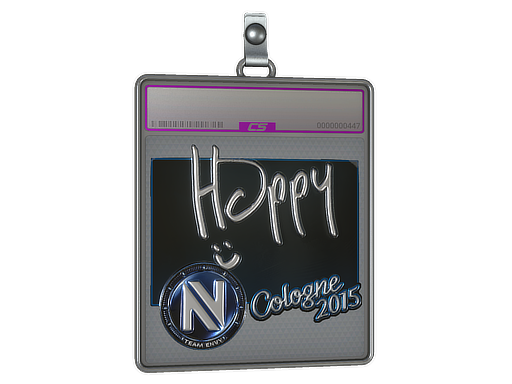 Sticker Slab Happy Foil Cologne 2015