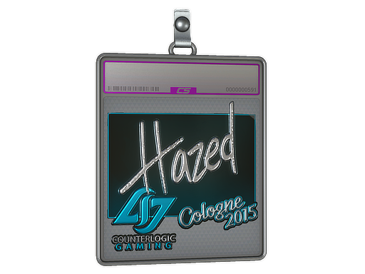 Sticker Slab hazed Foil Cologne 2015