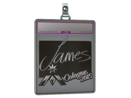 Sticker Slab James Foil Cologne 2015