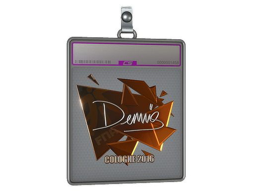 Sticker Slab dennis Foil Cologne 2016