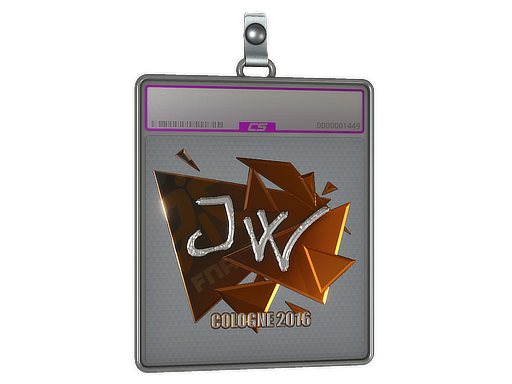 Sticker Slab JW Foil Cologne 2016