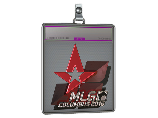 Sticker Slab Astralis Foil MLG Columbus 2016